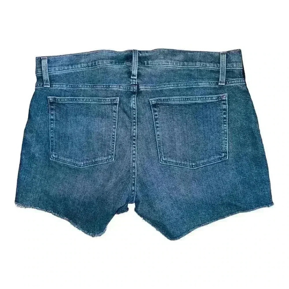 J. Crew Denim Maternity Shorts, Size 32 - Picture 3 of 6